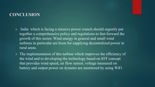 Design and Fabrication of Darrieus wind turbine | PPTX