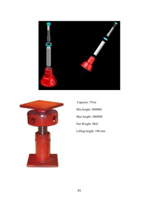 43
Capacity: 5Ton
Min height: 200MM
Max height: 300MM
Net Weight: 8KG
Lifting height: 100 mm
 