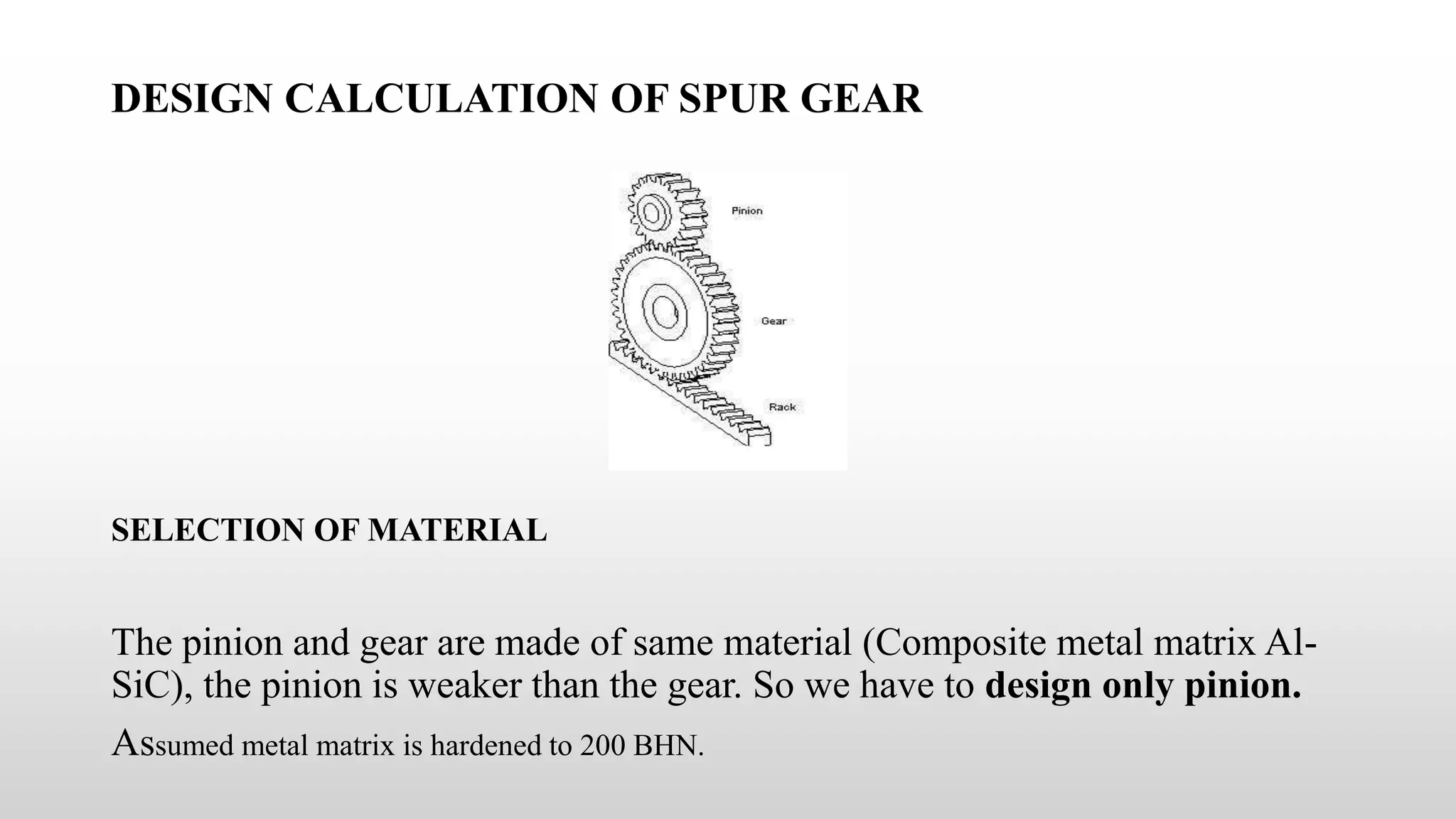 Design and fabrication of spur gear using metal matix composite | PPTX