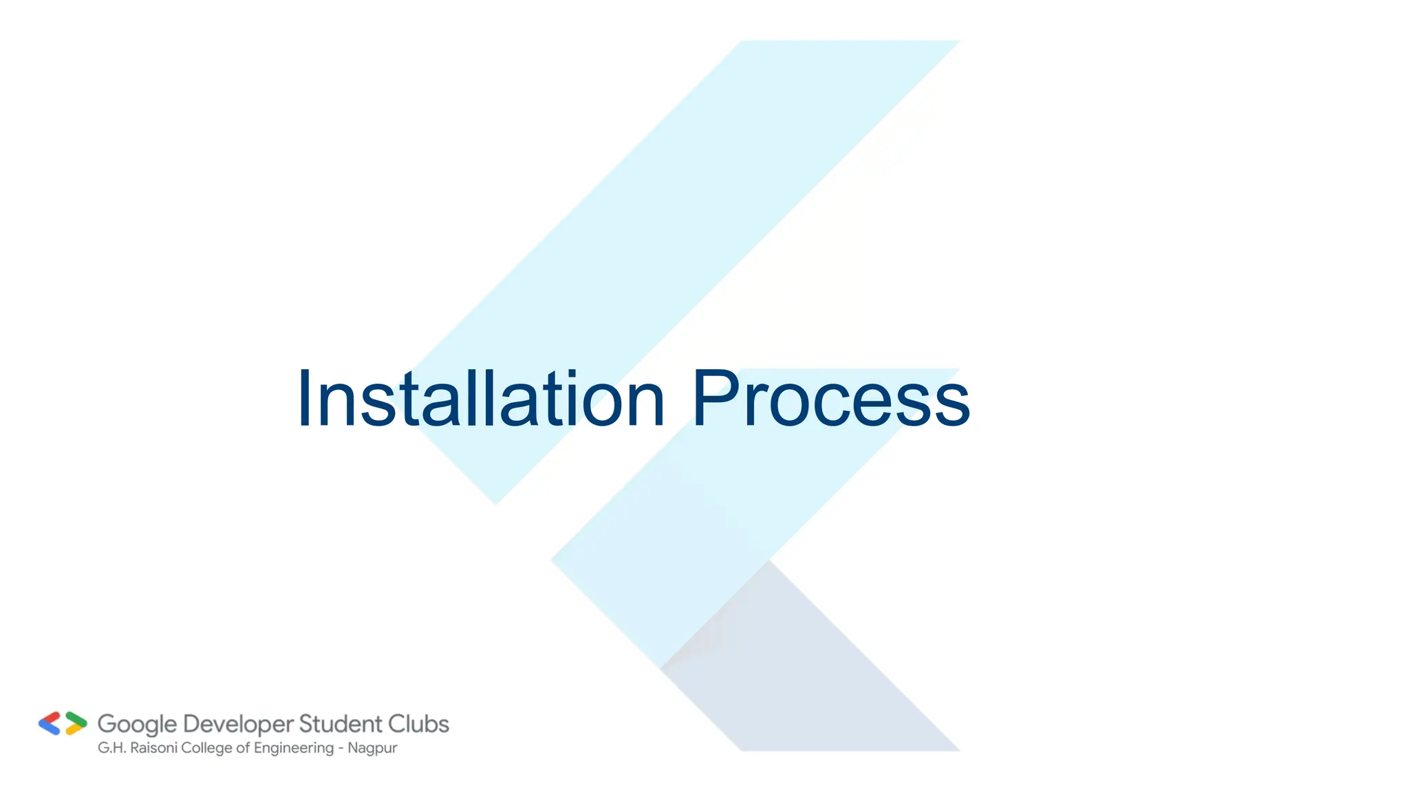 Installation Process
 