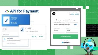 API for Payment
 