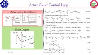 Design and implementation of active power filter for harmonic ...