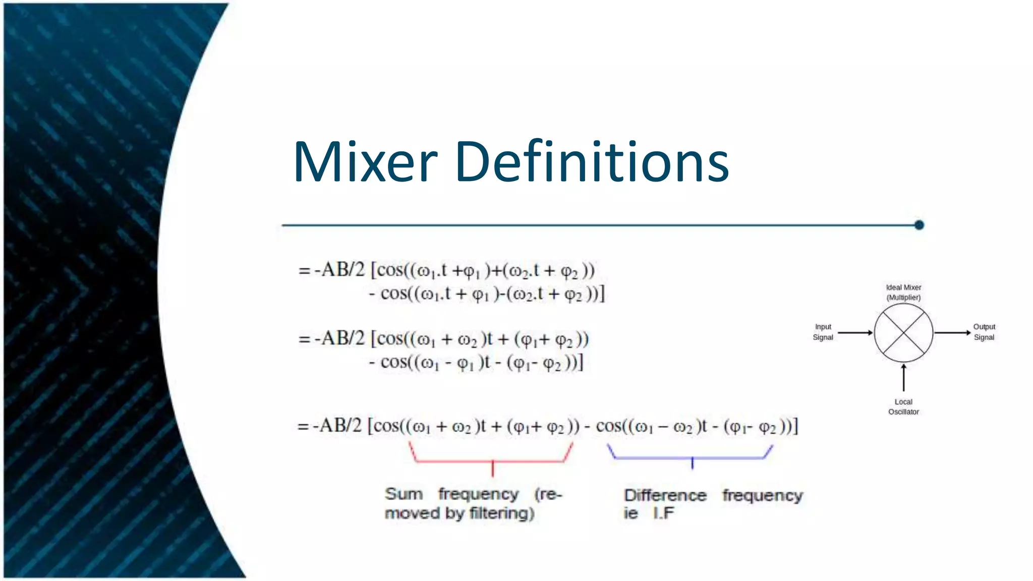Mixer Definitions

 