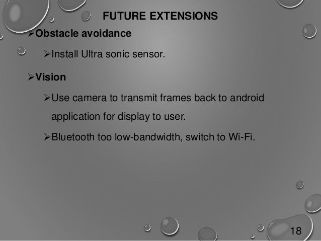 uses of obstacle avoiding robot