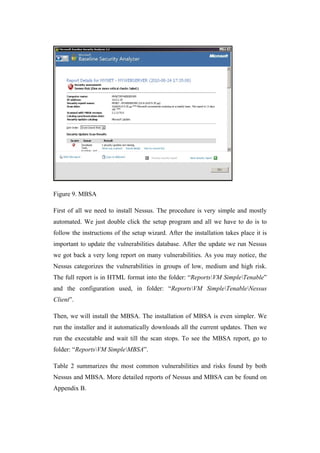 Mbsa Report Kingston University Thesis - Design and Implementation of a Secure Web ...