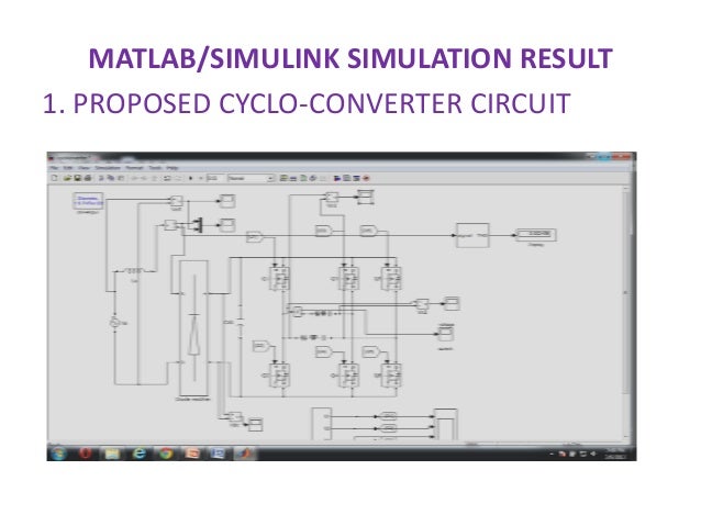 Design and implementation of cyclo converter for high frequency appli…