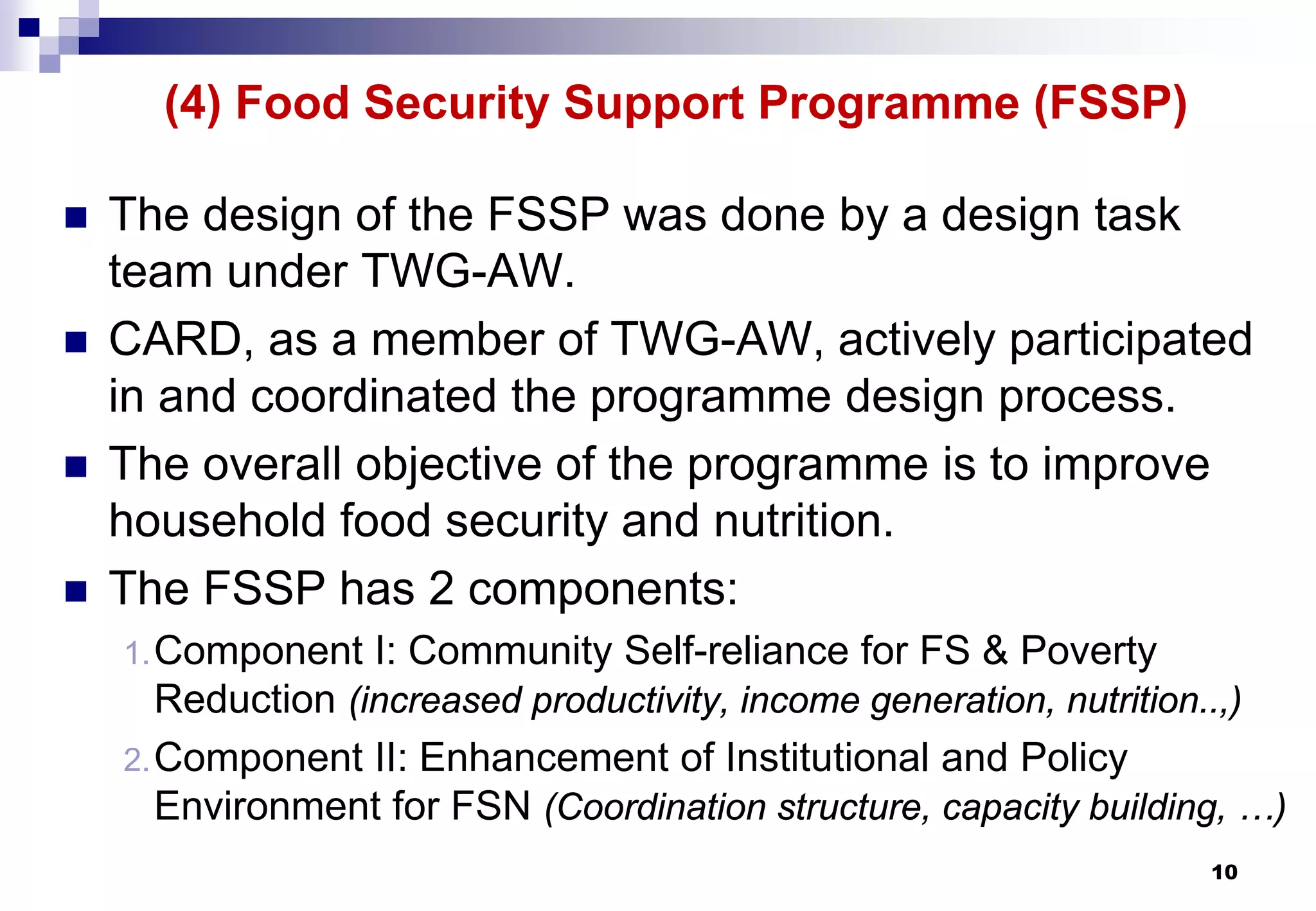 Design and implementation of food security strategies in Cambodia | PDF