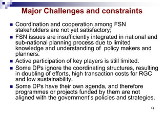 Design and implementation of food security strategies in Cambodia