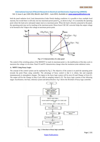 Design and Implementation of Maximum Power Point Tracking Using Fuzzy ...