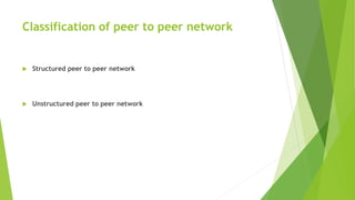 DESIGN AND IMPLEMENTATION OF PEER TO PEER NETWORK FOR FILE SHARING.pptx