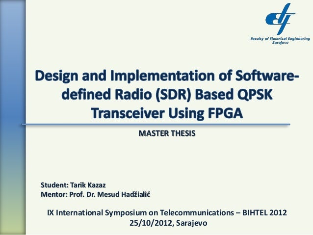 Masters thesis company fpga