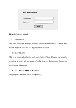 Design and implementation of students timetable management system | PDF