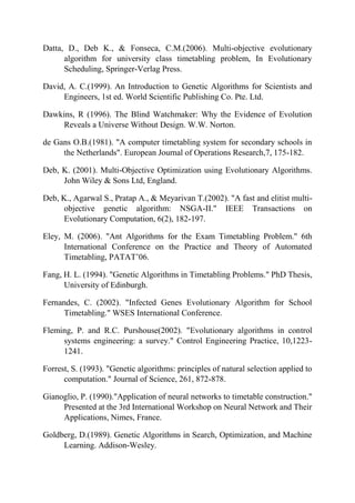 Design and implementation of students timetable management system | PDF