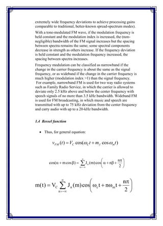 Design and implementation of test bench for frequency modulation and ...