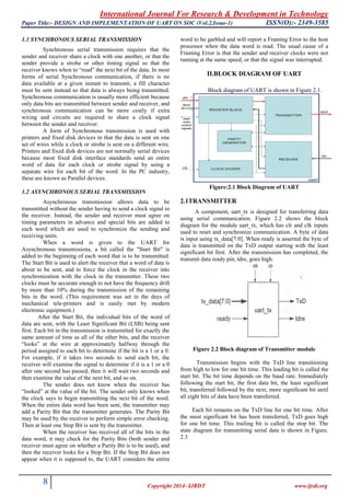 Design and implementation of uart on soc | PDF