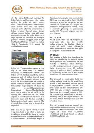 Design and innovations in Transportation Systems for Make in India | PDF