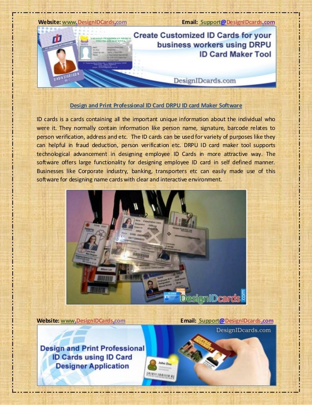design and print professional id card drpu id card maker