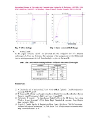 Design and simulation of high speed cmos | PDF