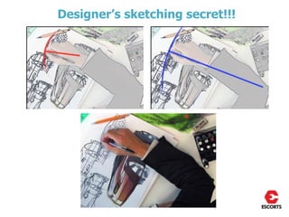 Designer’s sketching secret!!!
 