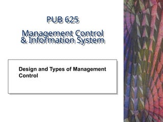 Design and Types of Management Control.pptx