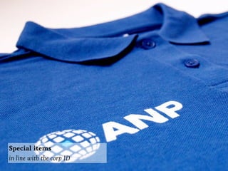 Special items
in line with the corp ID
 