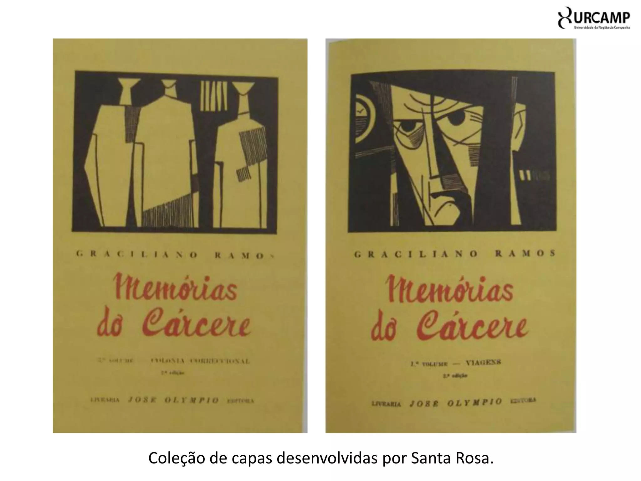Coleção de capas desenvolvidas por Santa Rosa.
 