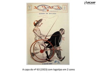 A capa do nº 63 (1923) com logotipo em 2 cores
 