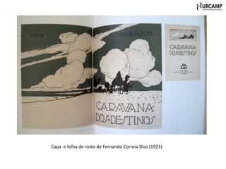 Capa e folha de rosto de Fernando Correia Dias (1921)
 