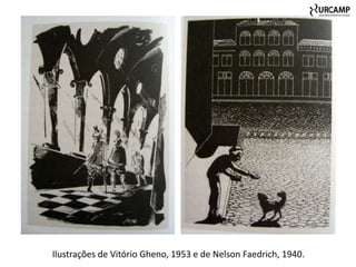 Ilustrações de Vitório Gheno, 1953 e de Nelson Faedrich, 1940.
 