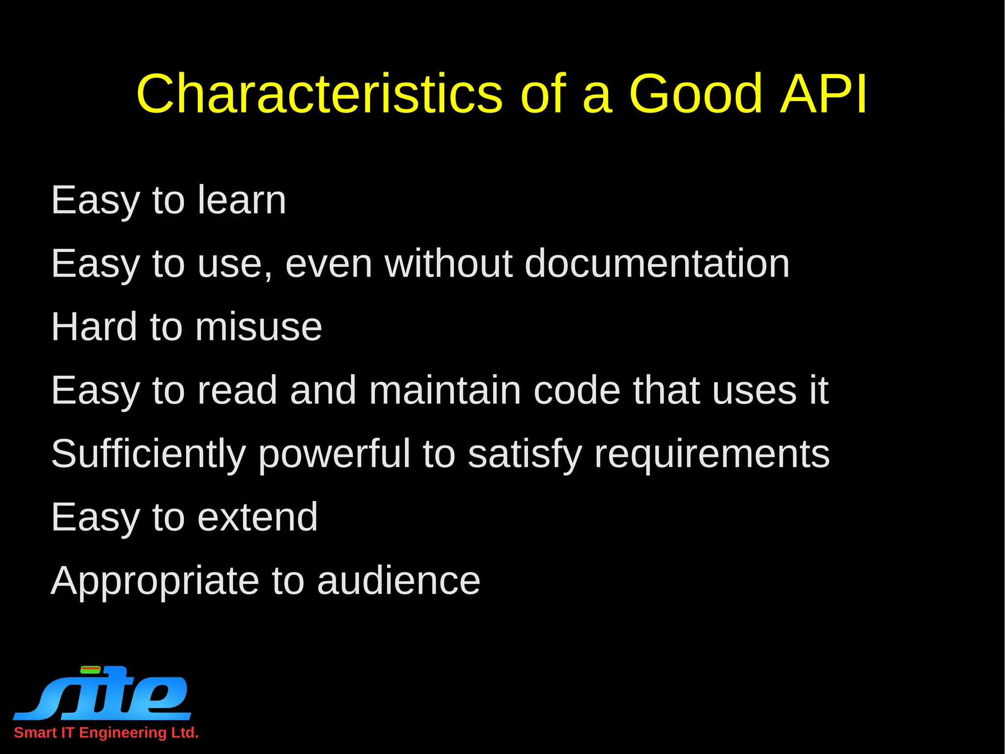Why is API important? What do we Software Engineers develop? How do others interact with our software? 
