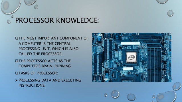 Design a processor