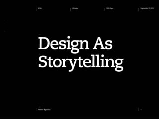 Jiří Močička: Design as Storytelling
