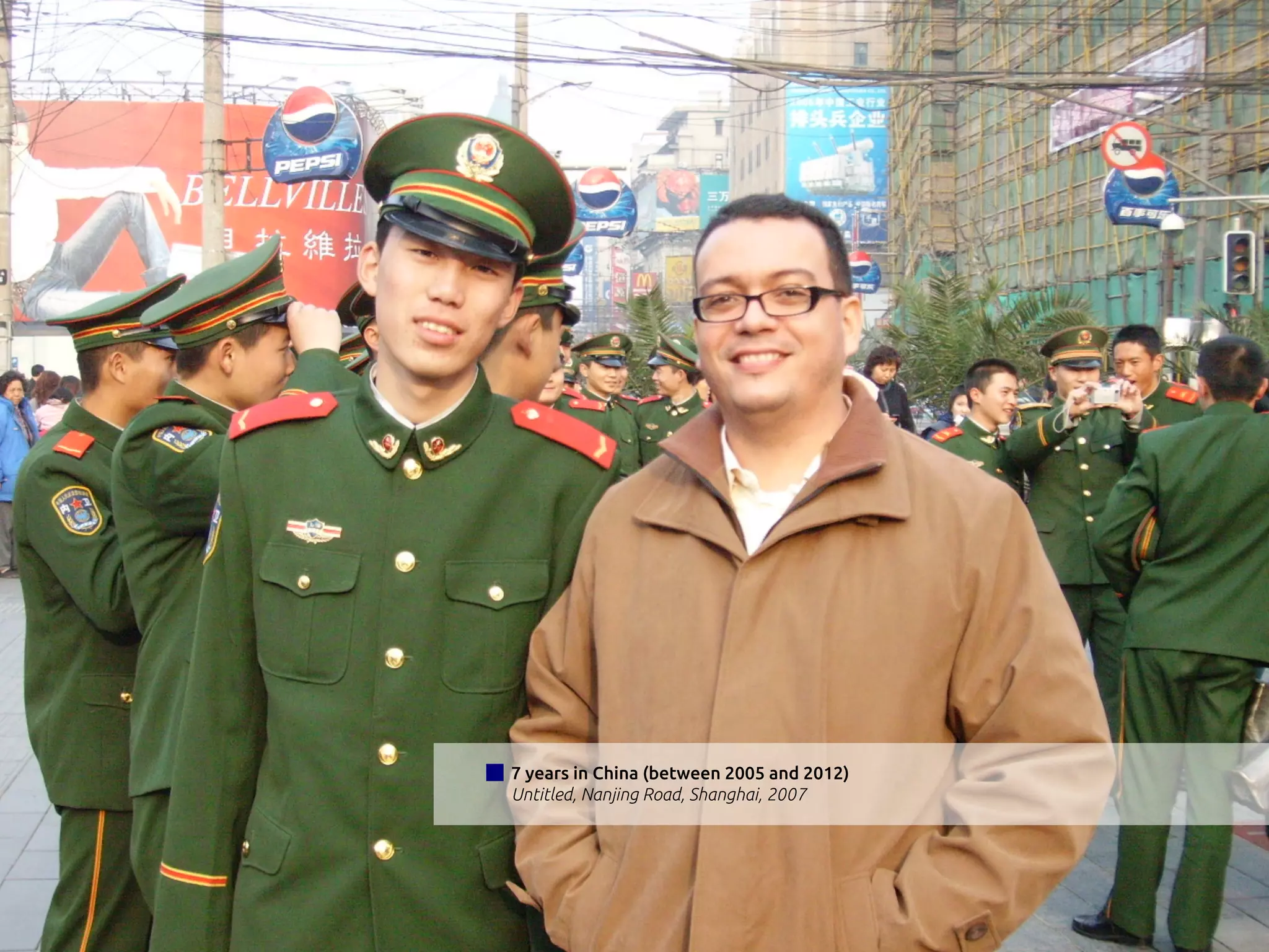 7 years in China (between 2005 and 2012)
Untitled, Nanjing Road, Shanghai, 2007
 