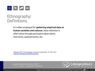 Portigal, S., (2013), Interviewing Users, Rosenfeld Media;
1st edition (May 2, 2013)
 