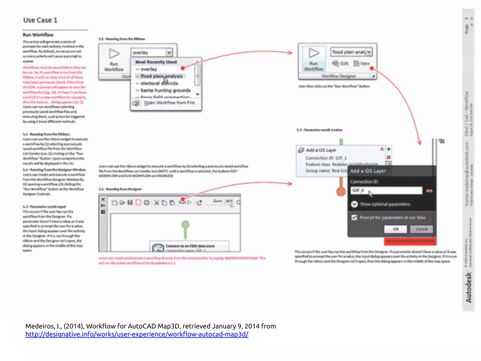 Medeiros, I., (2014), Workflow for AutoCAD Map3D, retrieved January 9, 2014 from
http://www.designative.info/portfolio/user-experience/workflow-autocad-map3d/ 	
 