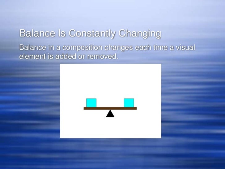 Design Principle Balance