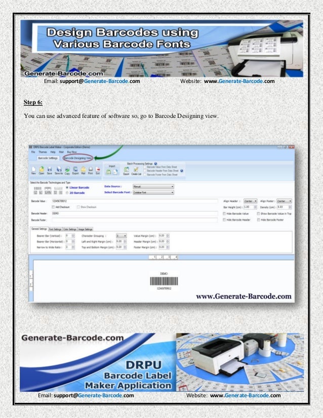 Design Barcodes with EAN 8 Barcode Font