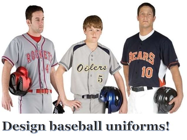 Design baseball uniforms!