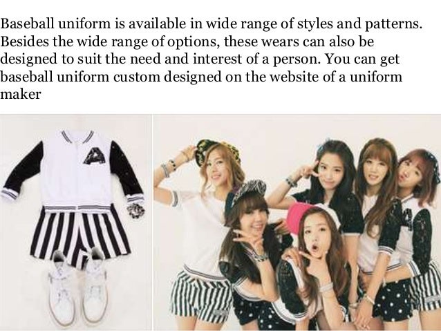 Design baseball uniforms!