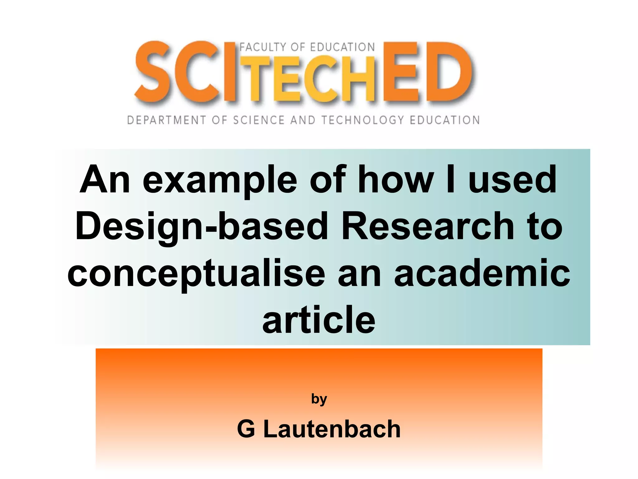 Design based research | PPT