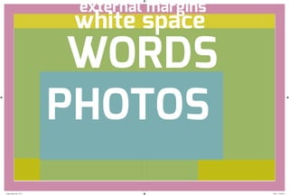 external margins
white space
WORDS
PHOTOS
design_basics.indd 18-19 7/30/12 12:30 AM
 