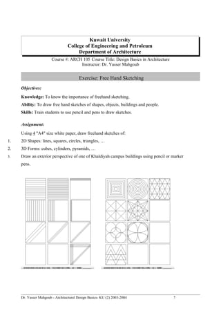 Architectural Design Basics Syllabus 2004 | DOC