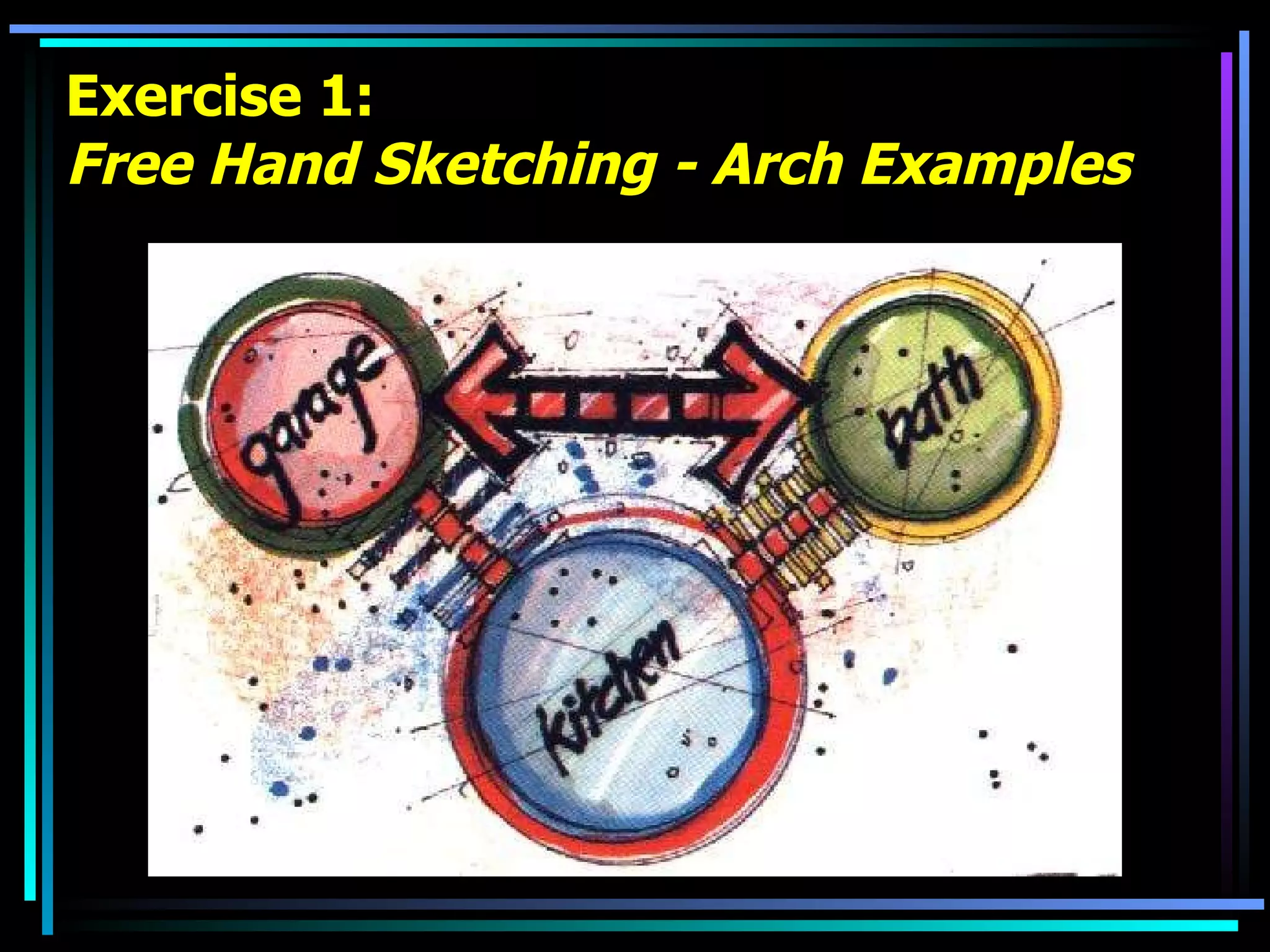 Exercise 1: Free Hand Sketching - Arch Examples 