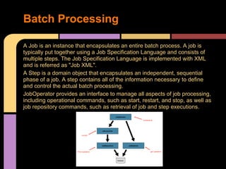 Design & Develop Batch Applications in Java/JEE | PDF