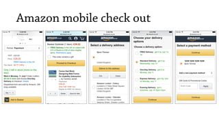 Amazon mobile check out
1234 1234 1234 1234
 