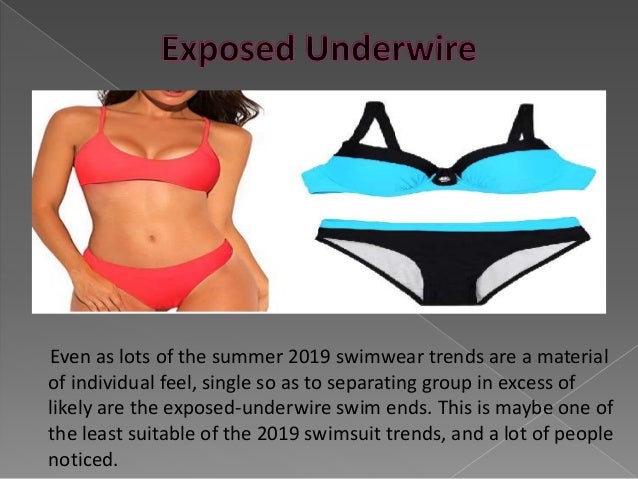 exposed underwire bikini