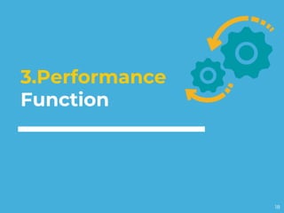 3.Performance
Function
18
 