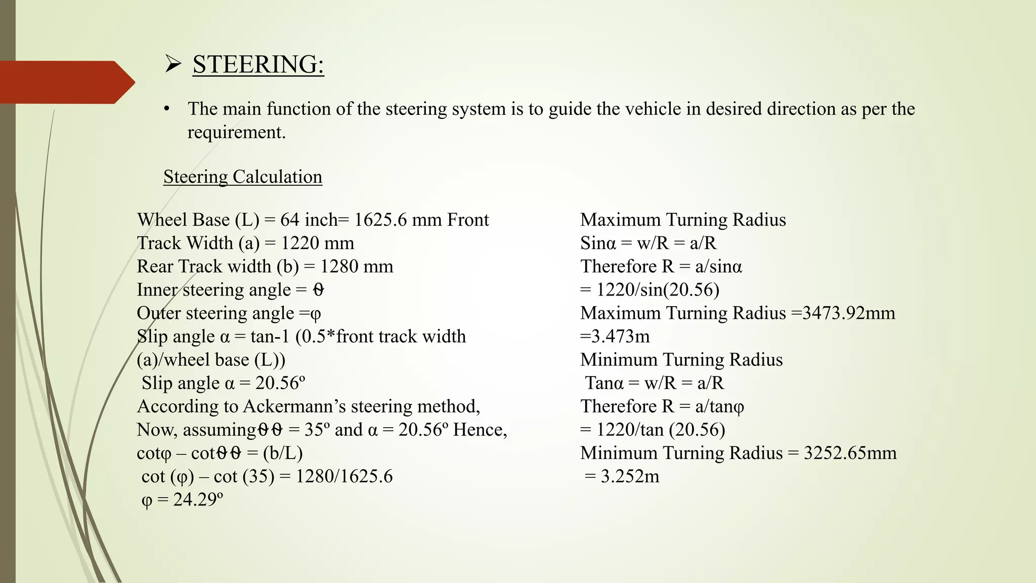 Design calculation & different analysis of hybrid vehicle | PPTX ...