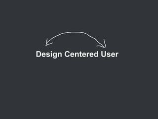 Design Centered User
 