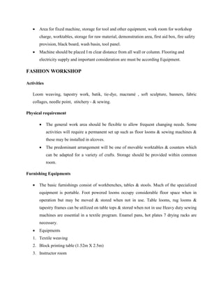 Design college requirement